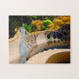 Park Güell Gaudí Barcelona. Pussel