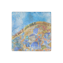 Park Guell i Barcelona Spain