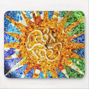 Park Guell mosaics Mousepad Musmatta