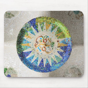 Park Guell mosaics Mousepad Musmatta