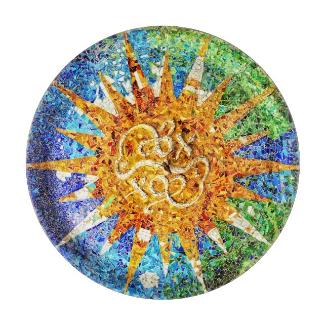 Park Guell-mosaik (Framsidan)