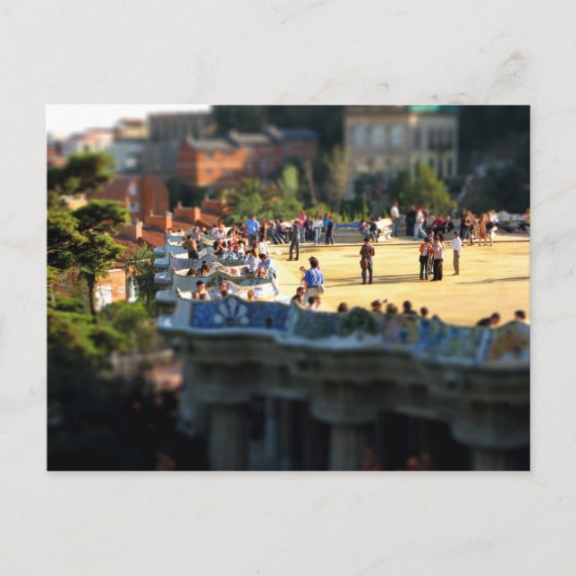 Park Guell Vykort (Framsida)