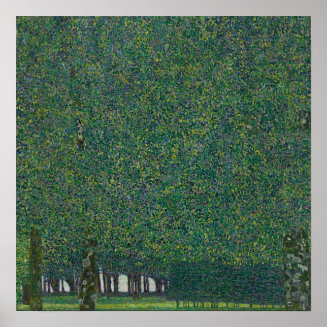 Park - Gustav Klimt (1910 eller tidigare) Poster (Framsidan)