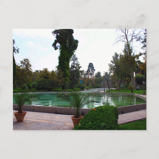 Park i Teheran Vykort (Framsida)