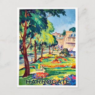 Park in Harrogate spa town, North Yorkshire Vykort