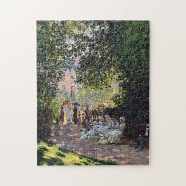 Park Monceau Monet Bra Impressionism Art Pussel (Vertikal)