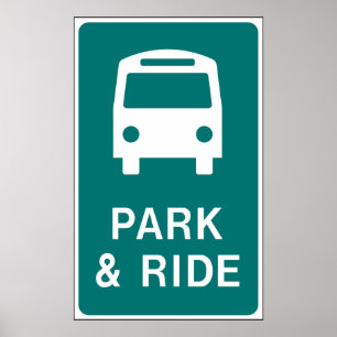 Park- och fälgtecken poster