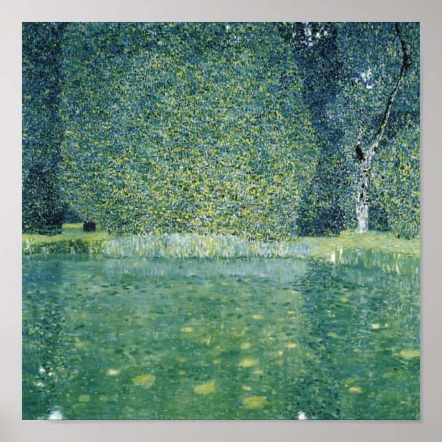 Park of Schloss Kammer - Gustav Klimt (1910) Poster (Framsidan)