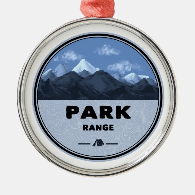 Park Range Colorado Camping Julgransprydnad Metall (Framsidan)