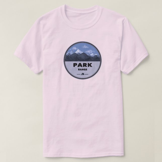 Park Range Colorado Camping T Shirt (Design framsida)