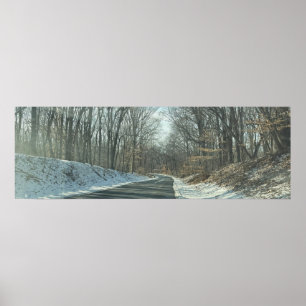 Park Roadway i Winter Poster