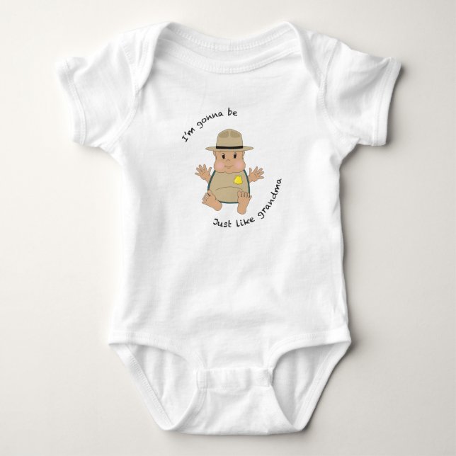 Park skogsvaktare morma t-shirt (Framsida)