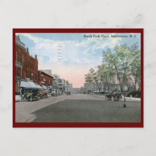 Park Ställe, Morristown NJ 1915 Vintage Vykort