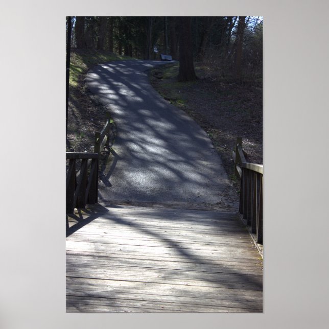 Park Walking Väg Poster (Framsidan)