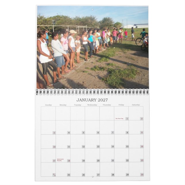 Parkalender för nicaragua 2011 kalender (Jan 2027)