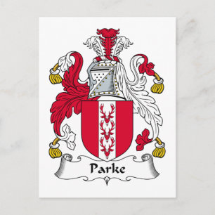 Parke Family Crest Vykort