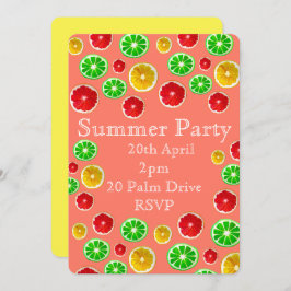 Parkellträdgård party firande inbjudningar