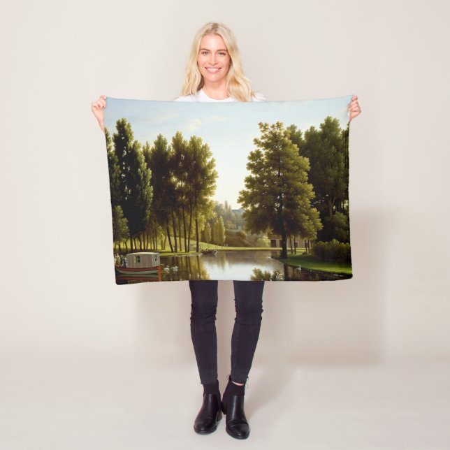 Parken i Mortefontaine (av Bidaud) Fleecefilt (På plats)