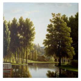 Parken i Mortefontaine (av Bidaud) Kakelplatta