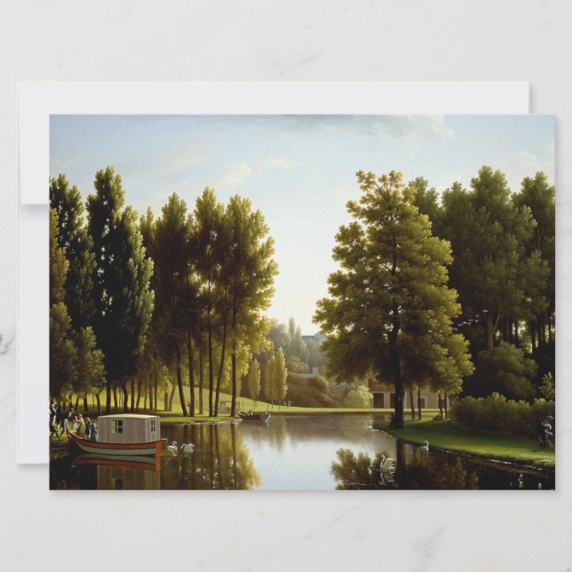 Parken i Mortefontaine (av Bidaud) Kort (Framsida)