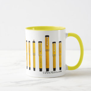 Parker Duofold Mandarin Fontän Pens Mugg