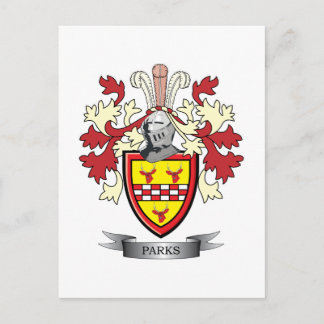 Parker Family Crest Jackar av Arm Vykort