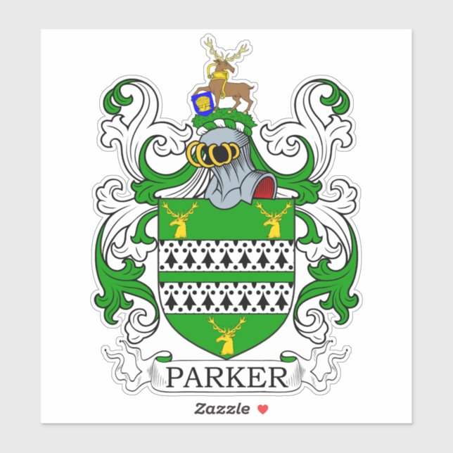 Parker Family Crest Klistermärken (Ark)