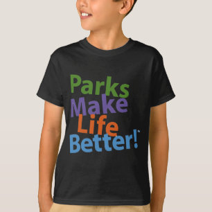 Parker gör liv bättre! Officiell logotyp T Shirt