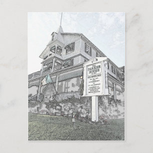 Parker House Sketch - Jersey Shore Vykort