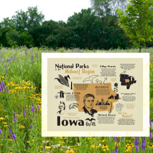 Parker i Iowa Karta Vykort