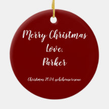 Parker Jul Ornament 2024