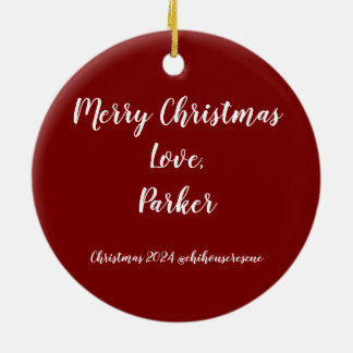 Parker Jul Ornament 2024