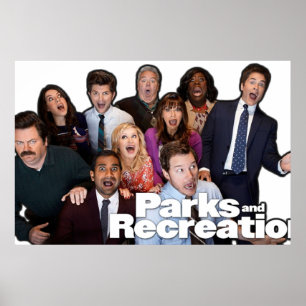 Parker och Rec Group Shot Poster