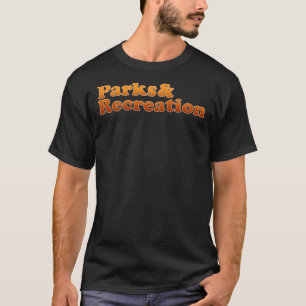 Parker och Rec Retro Logotyp Classic T-Shirt