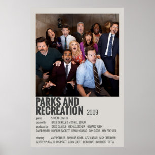 Parker och rekreationsminimalister poster