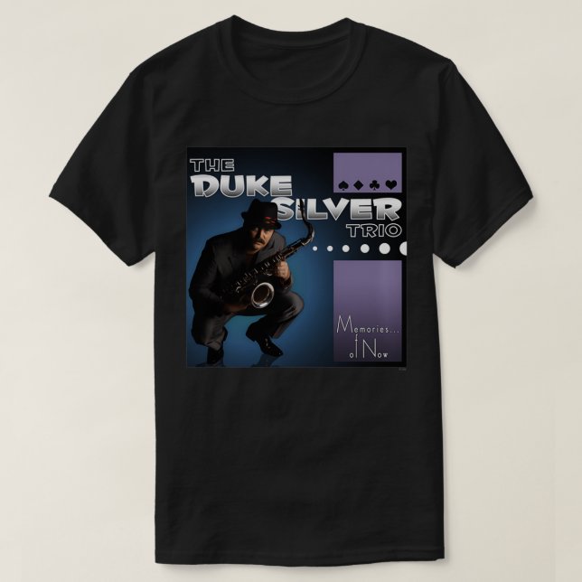 Parker & Recretion Duke Silver Square T Shirt (Design framsida)
