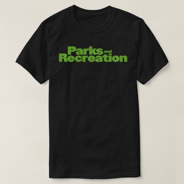 Parker & Recretion Parker och Rec Logotyp T Shirt (Design framsida)