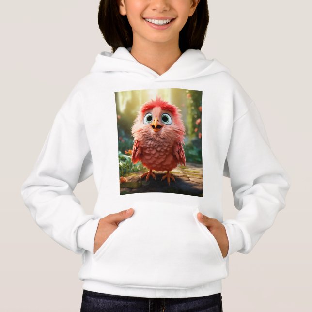 Parker - Röda kardinalChicken T Shirt (Framsida)