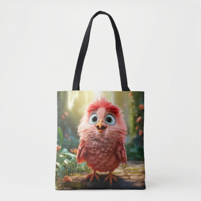 Parker - Röda kardinalChicken Tygkasse (Framsida)