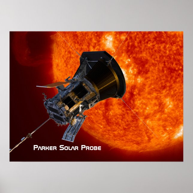 Parker Solar Probe rymdfarkost Poster (Framsidan)