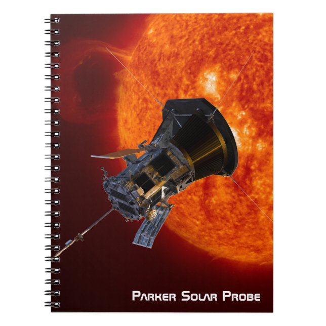 Parker Solar Probe-rymdfarkoster Anteckningsbok (Framsidan)