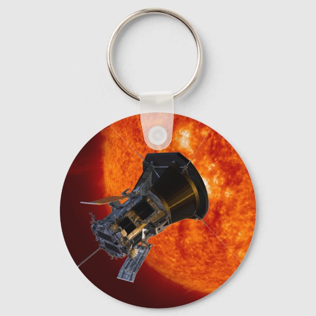 Parker Solar Probe-rymdfarkoster Nyckelring (Framsida)