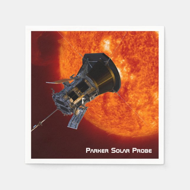 Parker Solar Probe-rymdfarkoster Pappersservett (Framsidan)
