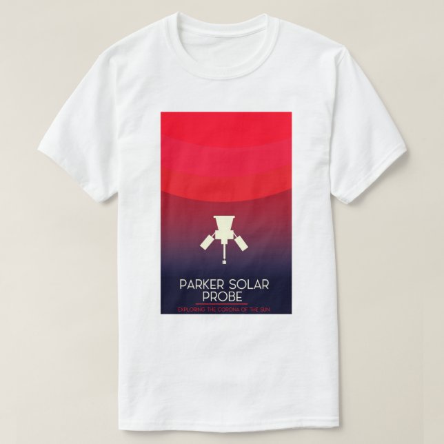 Parker Solar Probe-utforskning T Shirt (Design framsida)