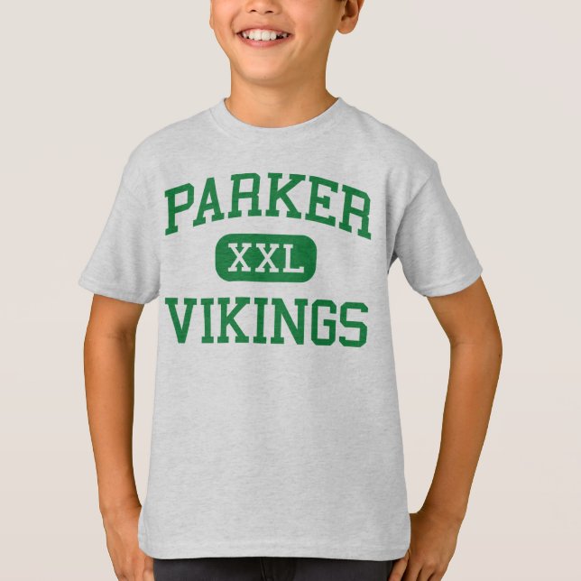 Parker - Vikings - kick - Janesville Wisconsin T Shirt (Framsida)
