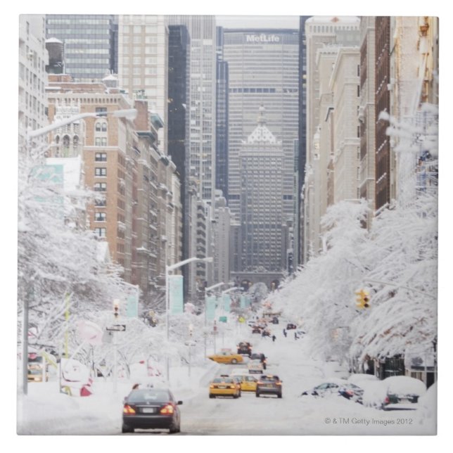 Parkera avenyn kakelplatta (Framsidan)