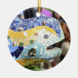 Parkera den Guell drakeprydnaden Julgransprydnad Keramik