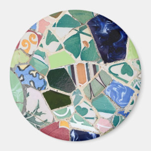 Parkera den Guell mosaikmagneten Magnet