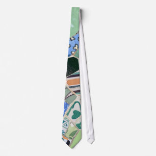 Parkera den Guell mosaiktien Slips