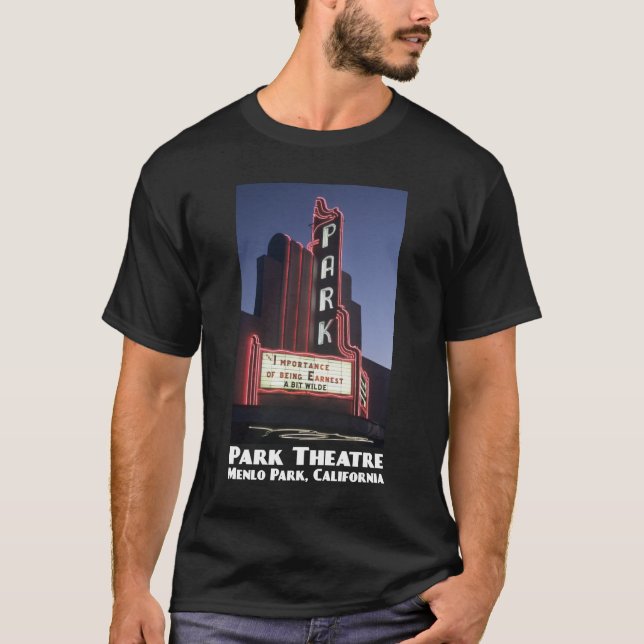 Parkera den Menlo Park mörkT-tröja Tee Shirt (Framsida)